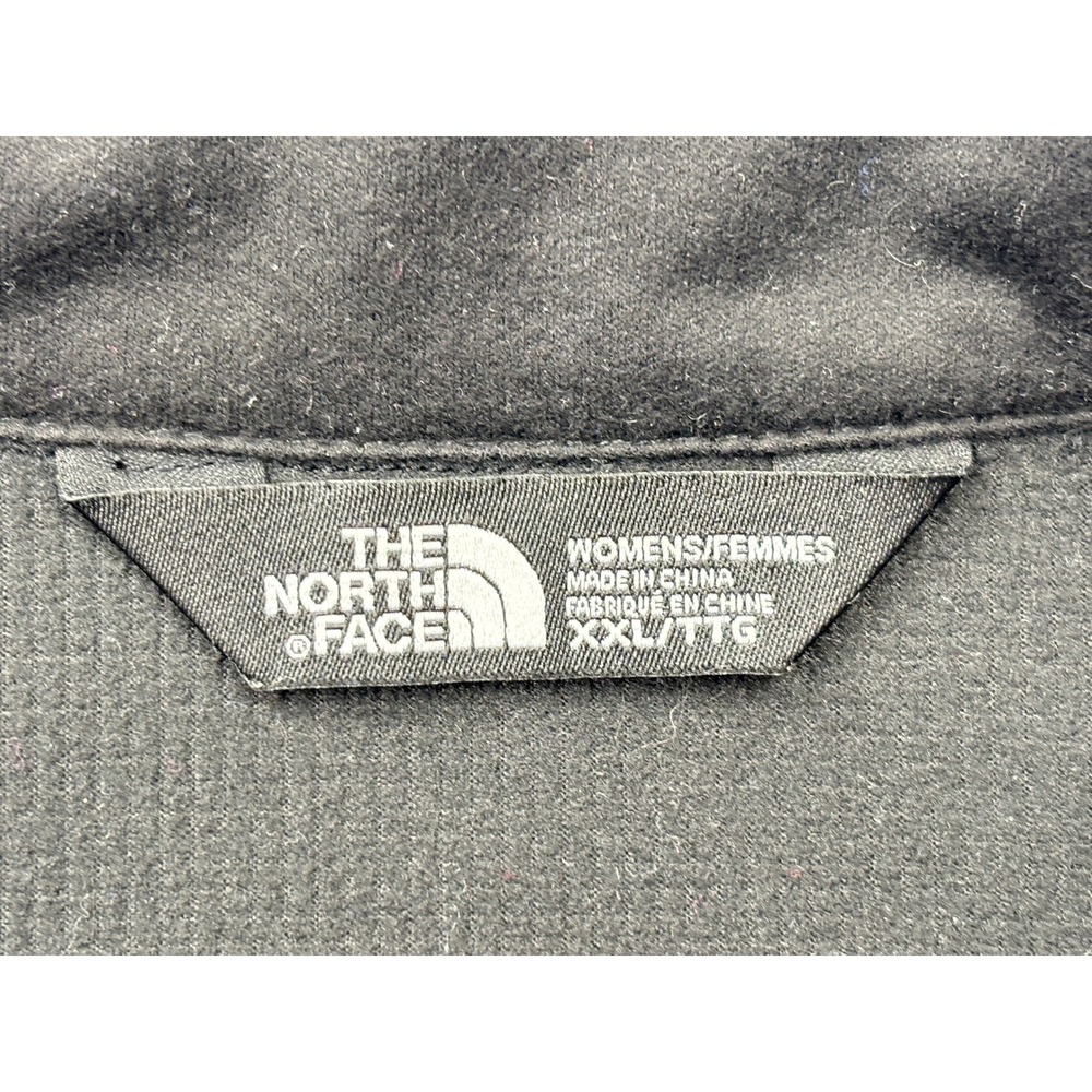 The North Face Womens XXL Gray WindWall Softshell Full Zip Vest Sedgwick Logo - Picture 6 of 8